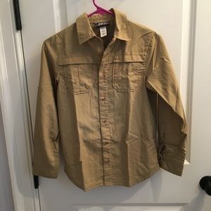 REI Boys’ Sahara Solid Long-Sleeve Shirt